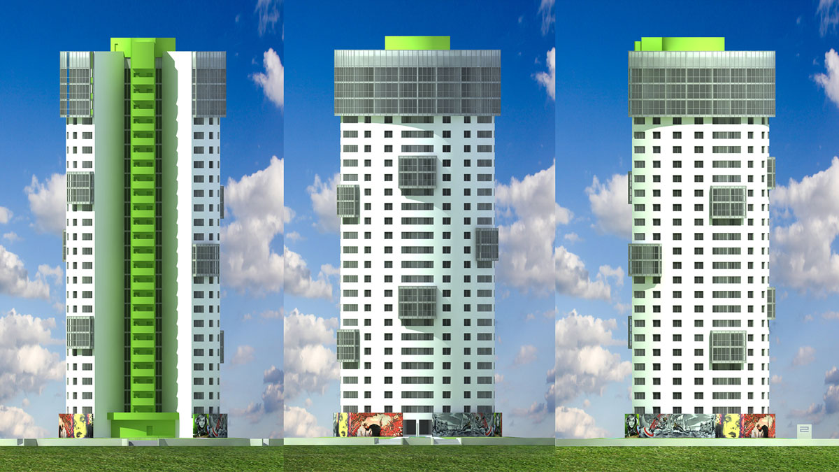 Проект многоэтажного жилого дома 2 (Арт. 0006)